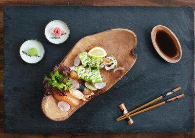Gastronomie asiatische Sushi Platte
